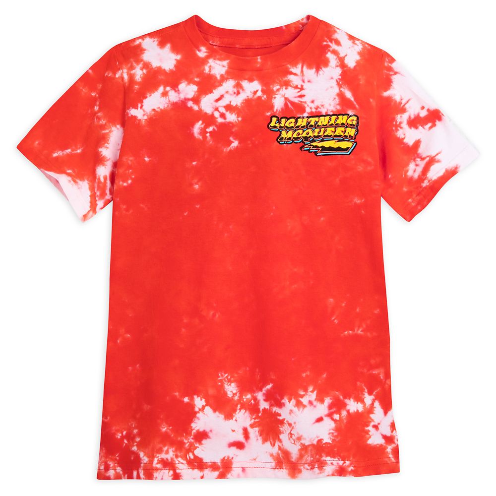 Lightning McQueen Tie-Dye T-Shirt for Kids – Cars