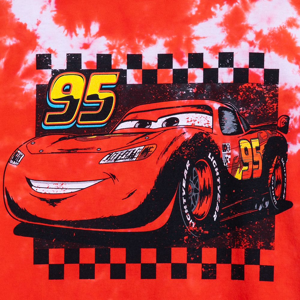 Lightning McQueen Tie-Dye T-Shirt for Kids – Cars