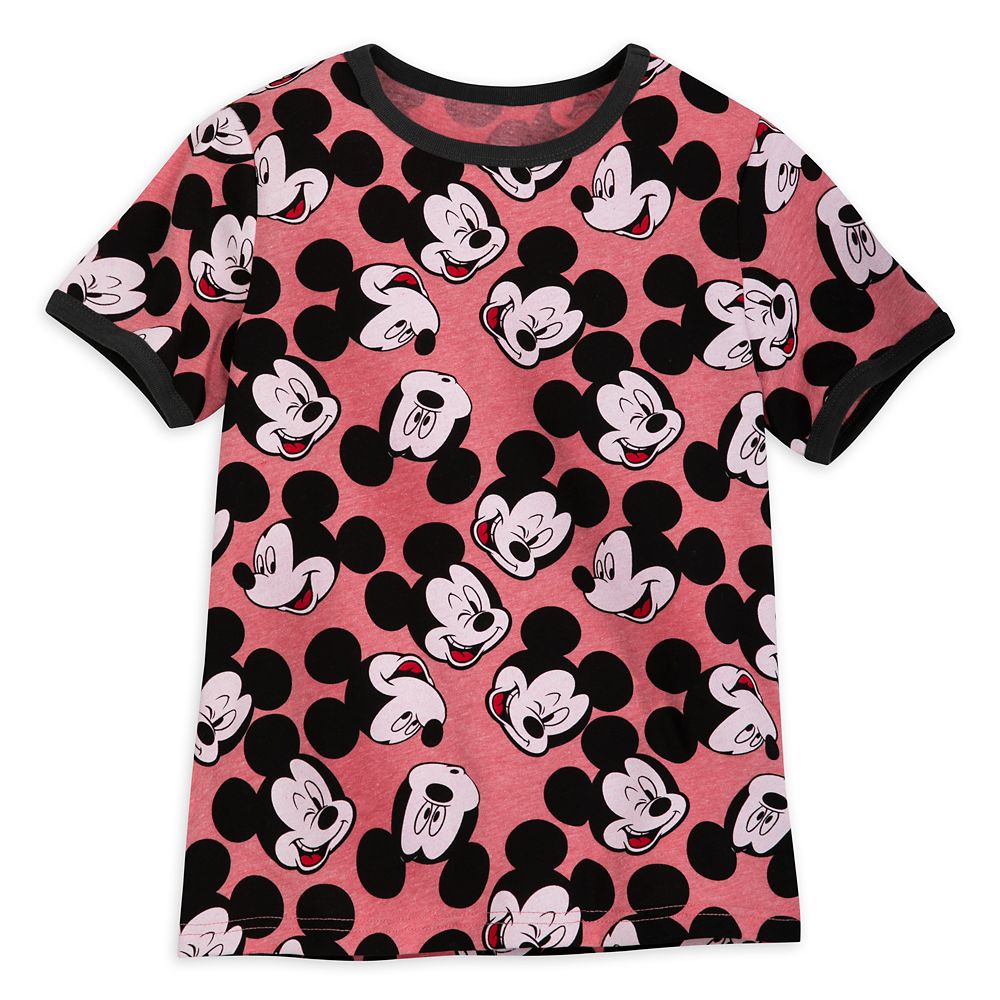 Mickey Mouse Allover Ringer T-Shirt for Kids is here now