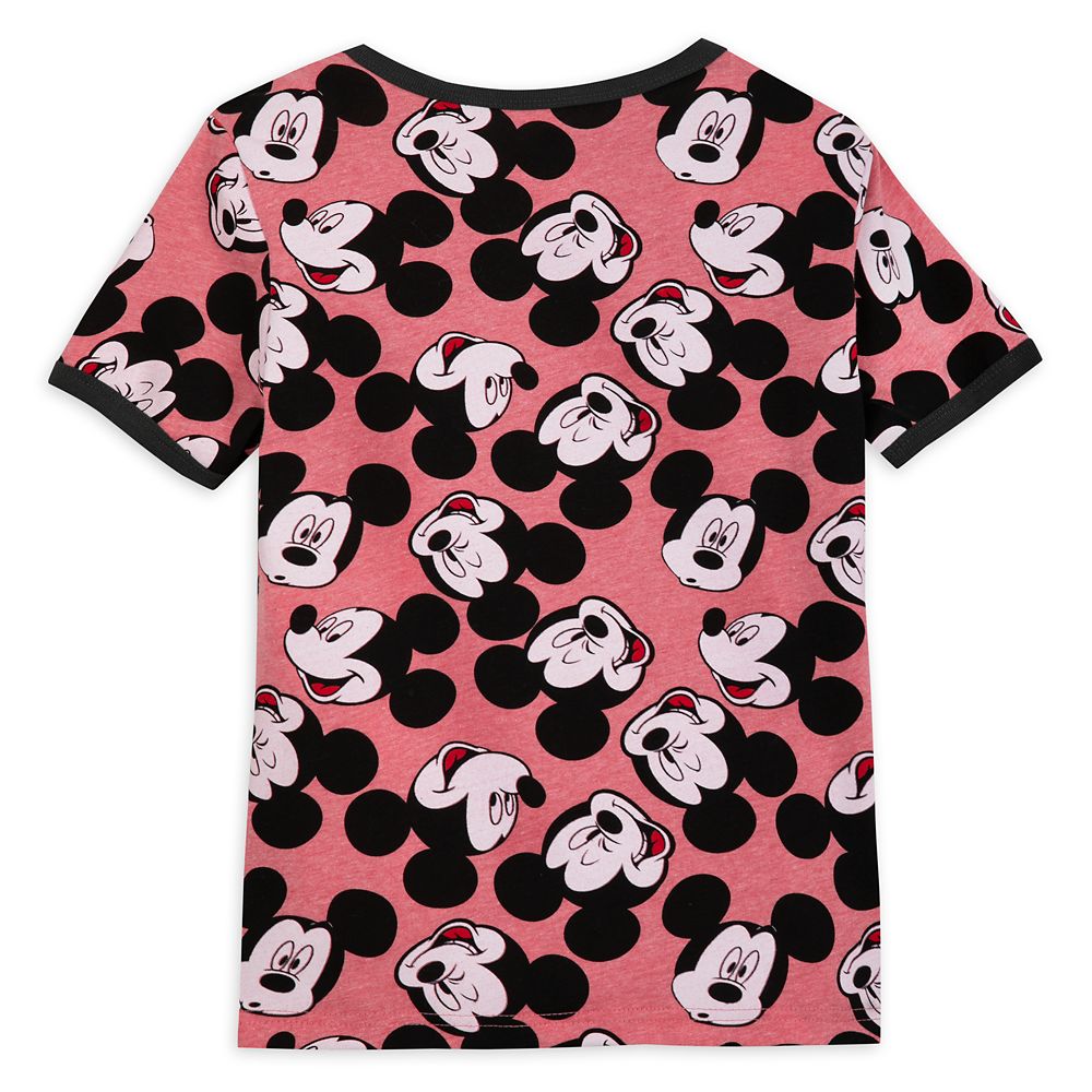 Mickey Mouse Allover Ringer T-Shirt for Kids