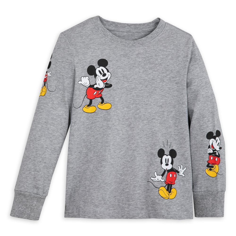 Mickey Mouse Expressions Long Sleeve T-Shirt for Kids