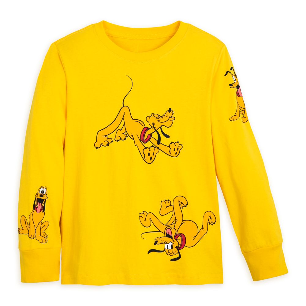 Pluto Expressions Long Sleeve T-Shirt for Kids