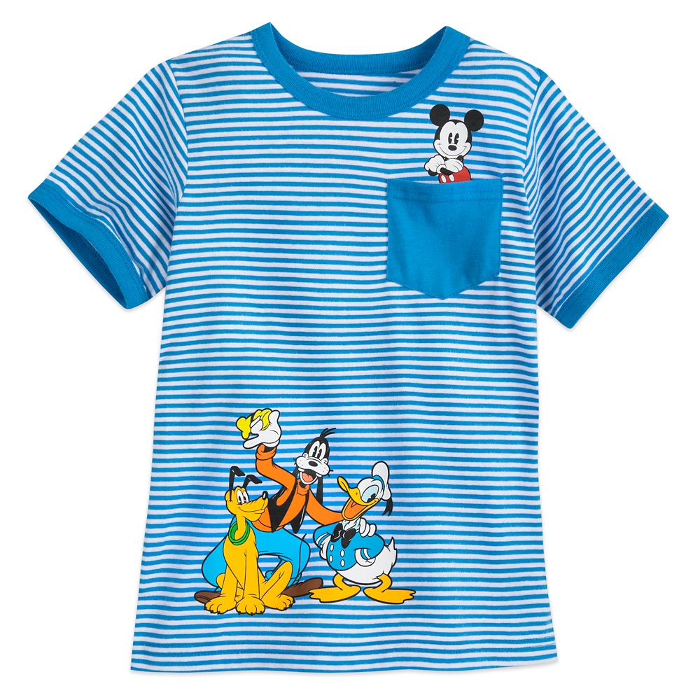 Mickey Mouse and Friends Pocket Ringer T-Shirt for Boys