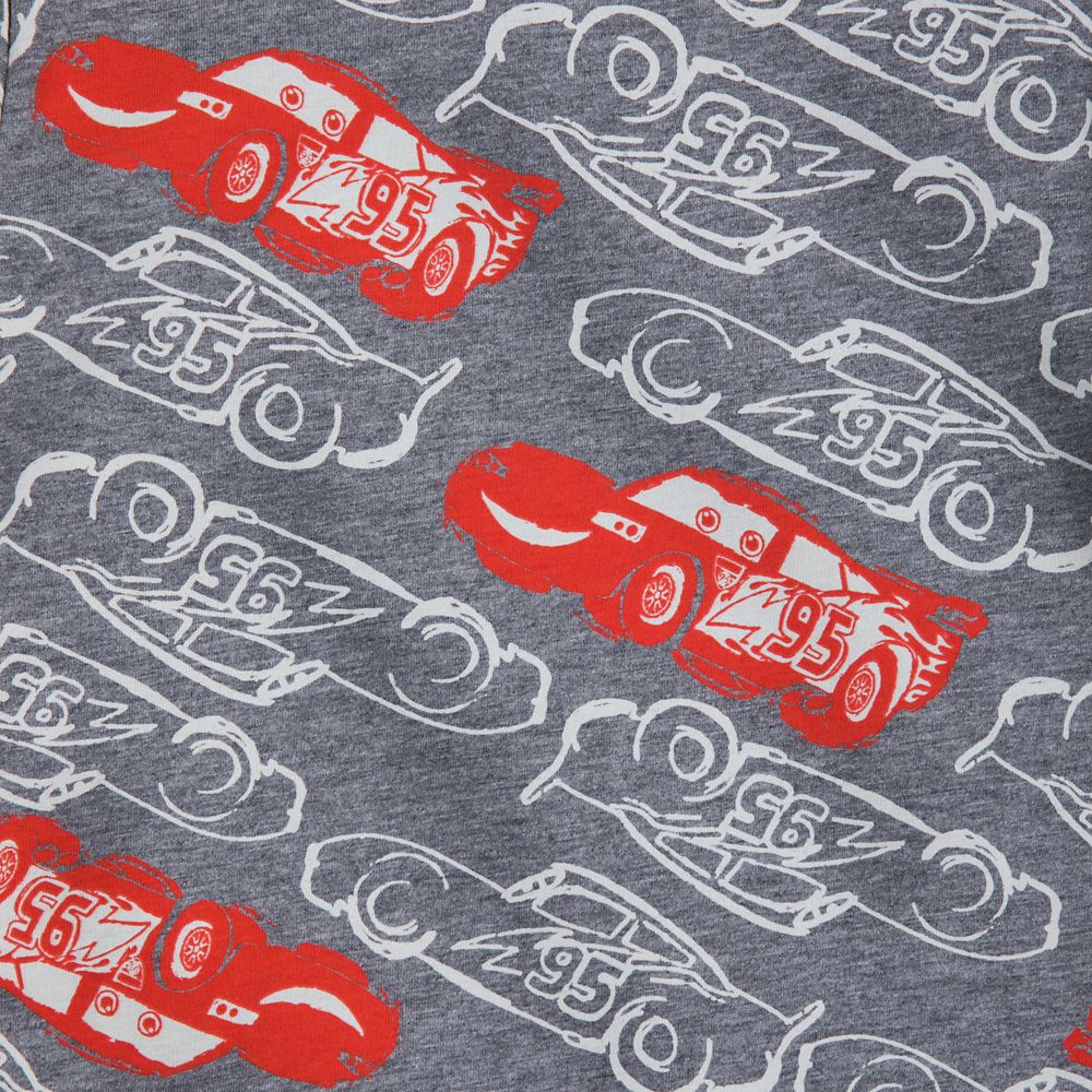 Lightning McQueen Print T-Shirt for Boys