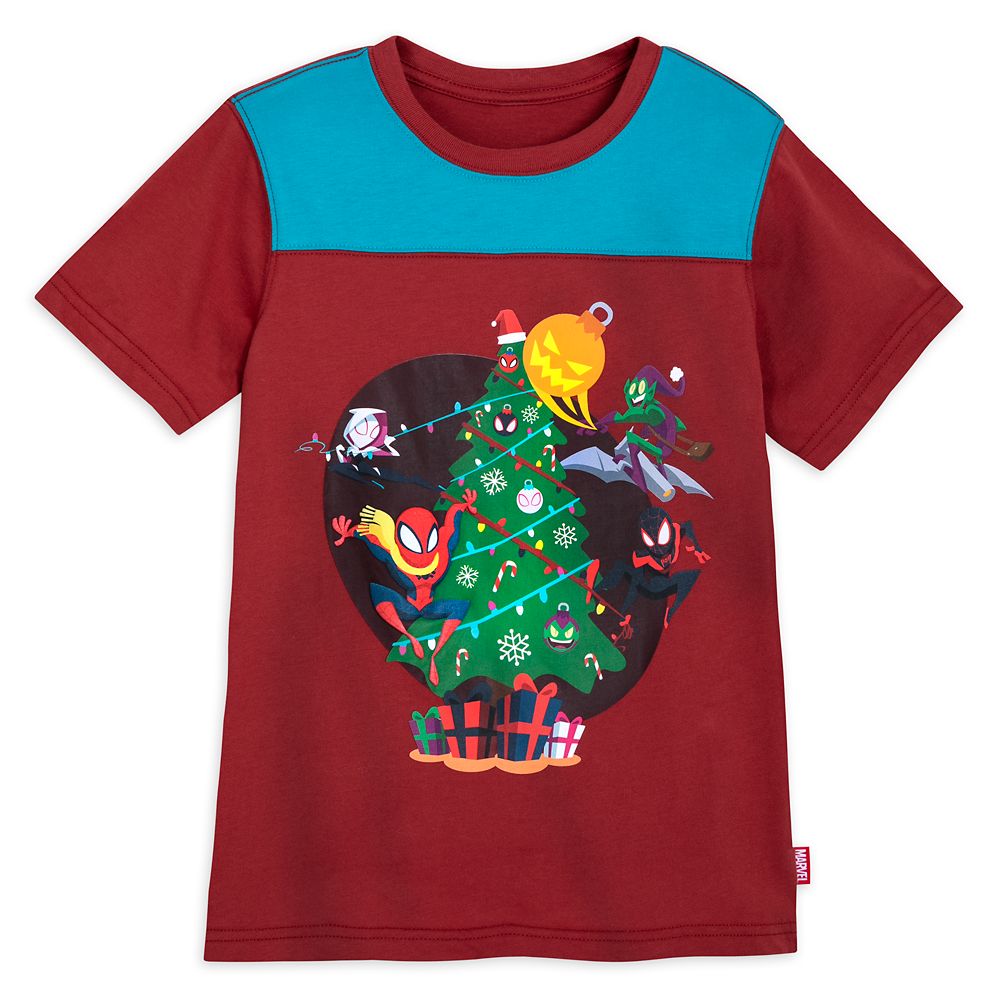 Spider-Man and His Amazing Friends Holiday Fashion T-Shirt for Kids