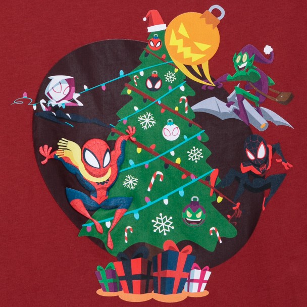 Spider-Man and His Amazing Friends Holiday Fashion T-Shirt for Kids