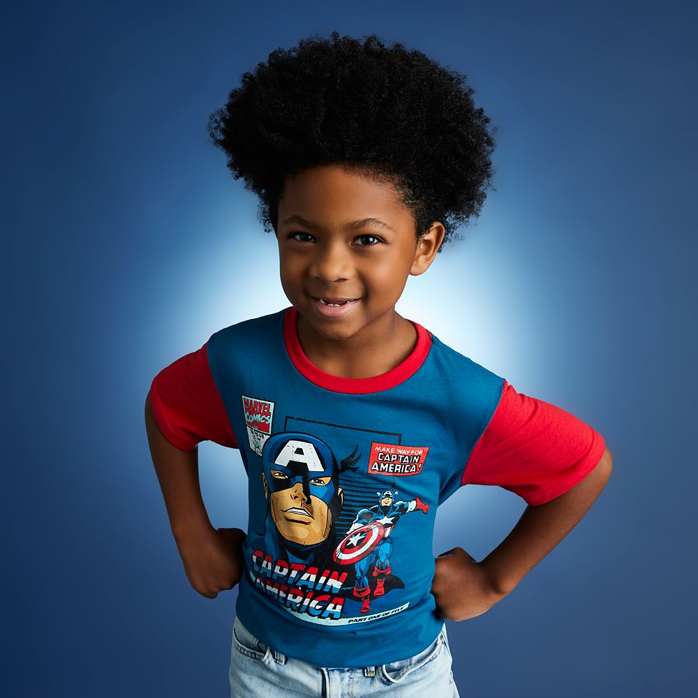 Captain America Fashion Tee for Kids