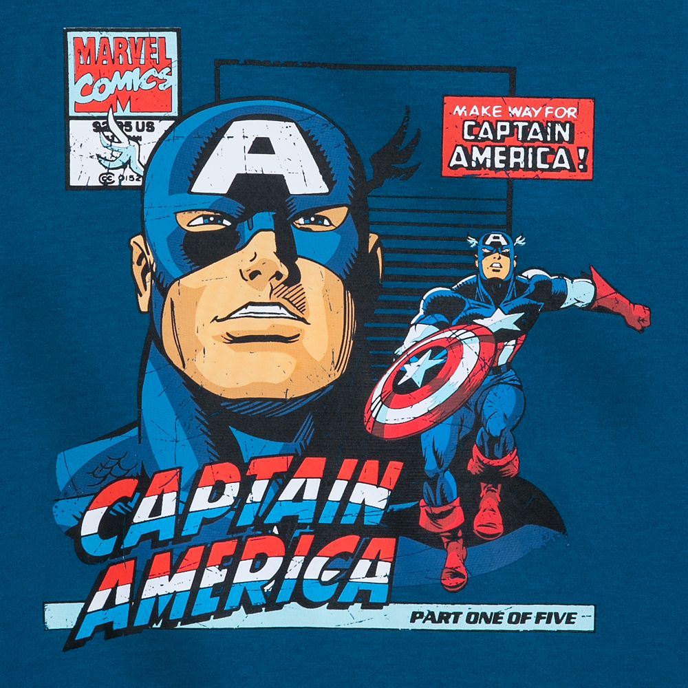 Captain America Fashion Tee for Kids