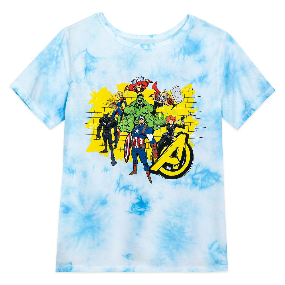 The Avengers Tie-Dye Fashion Tee for Kids – Sensory Friendly now available for purchase
