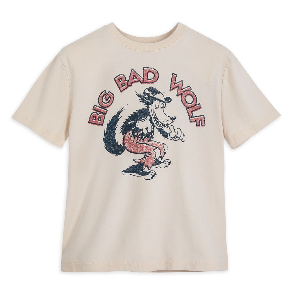 Big Bad Wolf Vintage-Style T-Shirt for Kids