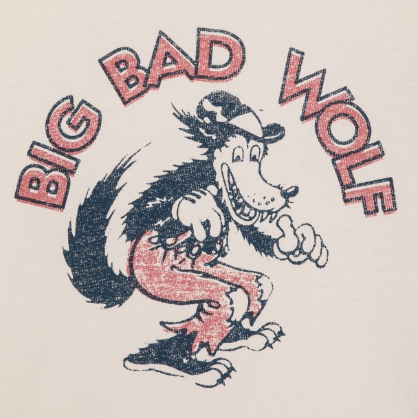 Big Bad Wolf Vintage-Style T-Shirt for Kids