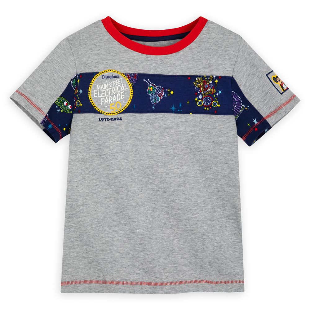 The Main Street Electrical Parade 50th Anniversary Fashion T-Shirt for Kids available online