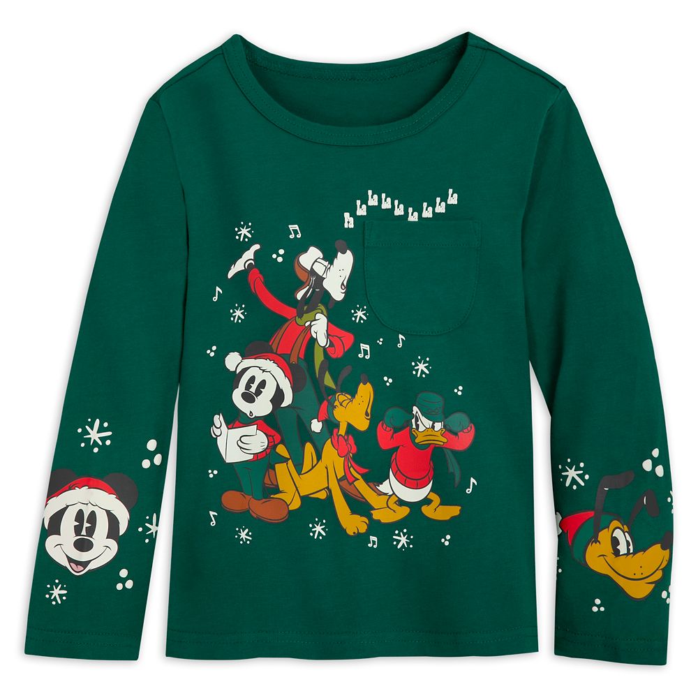 Mickey Mouse and Friends Christmas Long Sleeve T-Shirt for Kids