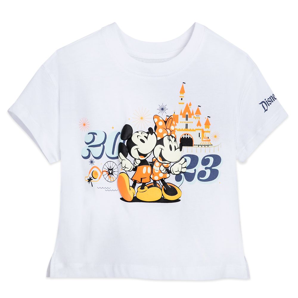 Mickey and Minnie Mouse T-Shirt for Kids  Disneyland 2023