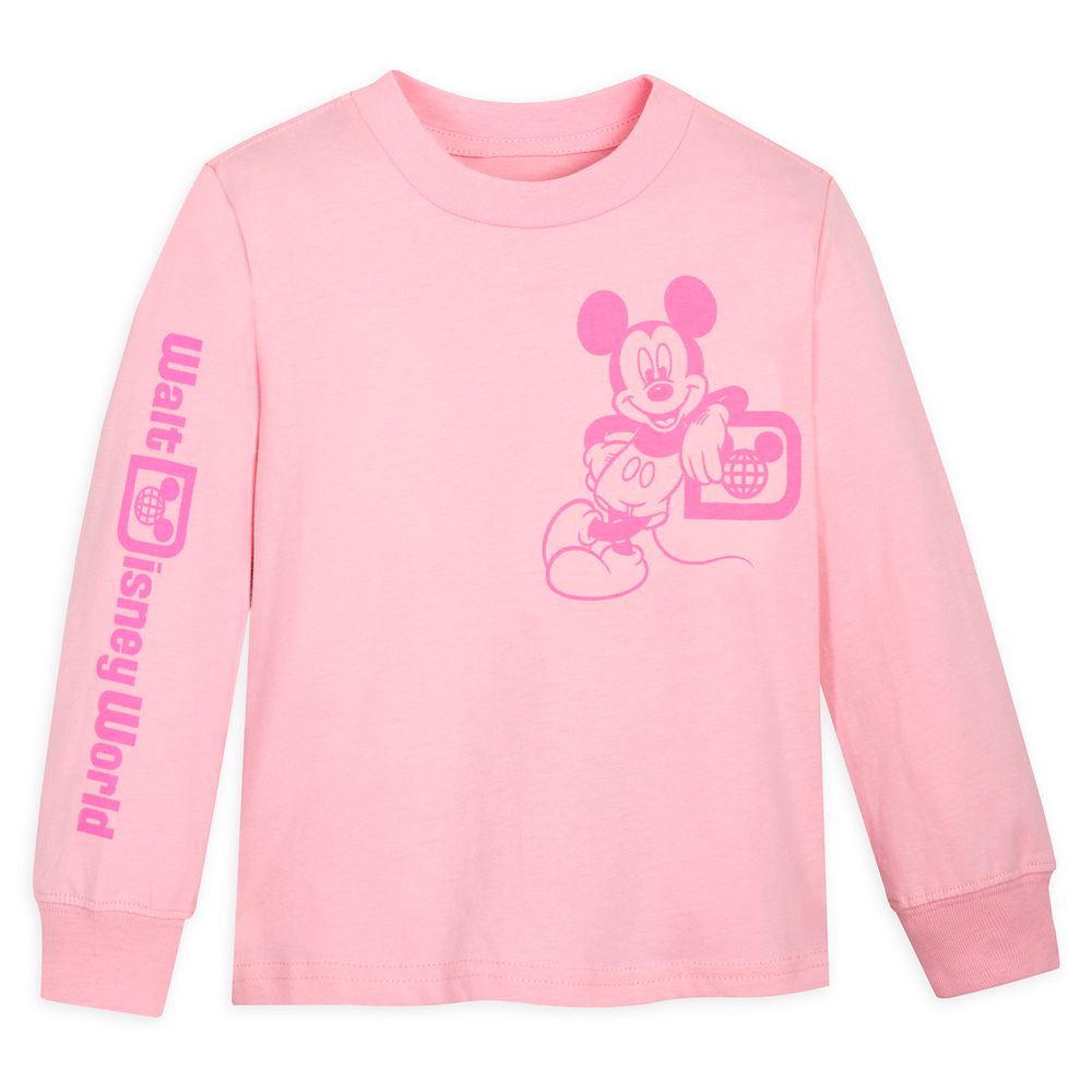 Mickey Mouse Long Sleeve Pink T-Shirt for Kids – Walt Disney World
