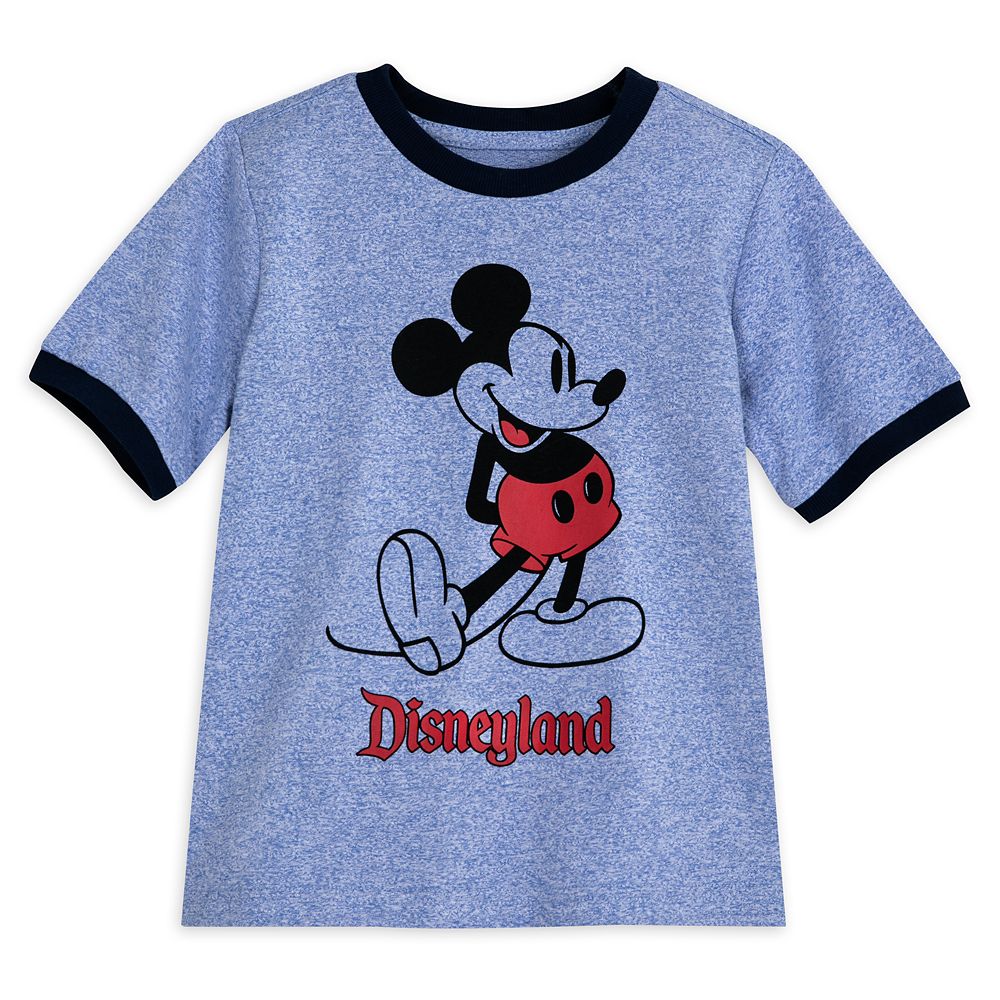 Mickey Mouse Classic Ringer T-Shirt for Kids  Disneyland  Blue