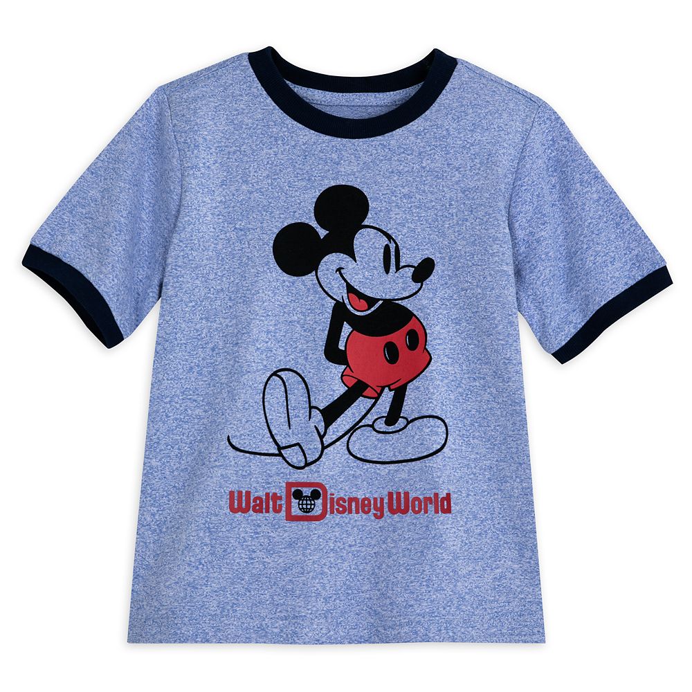 Mickey Mouse Classic Ringer T-Shirt for Kids  Walt Disney World  Blue