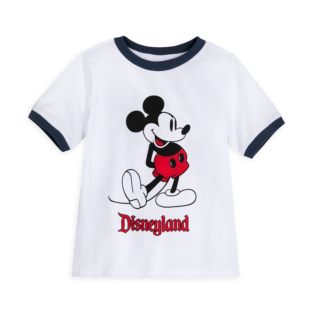 Mickey Mouse Classic Ringer T-Shirt for Kids – Disneyland – White is now available for purchase