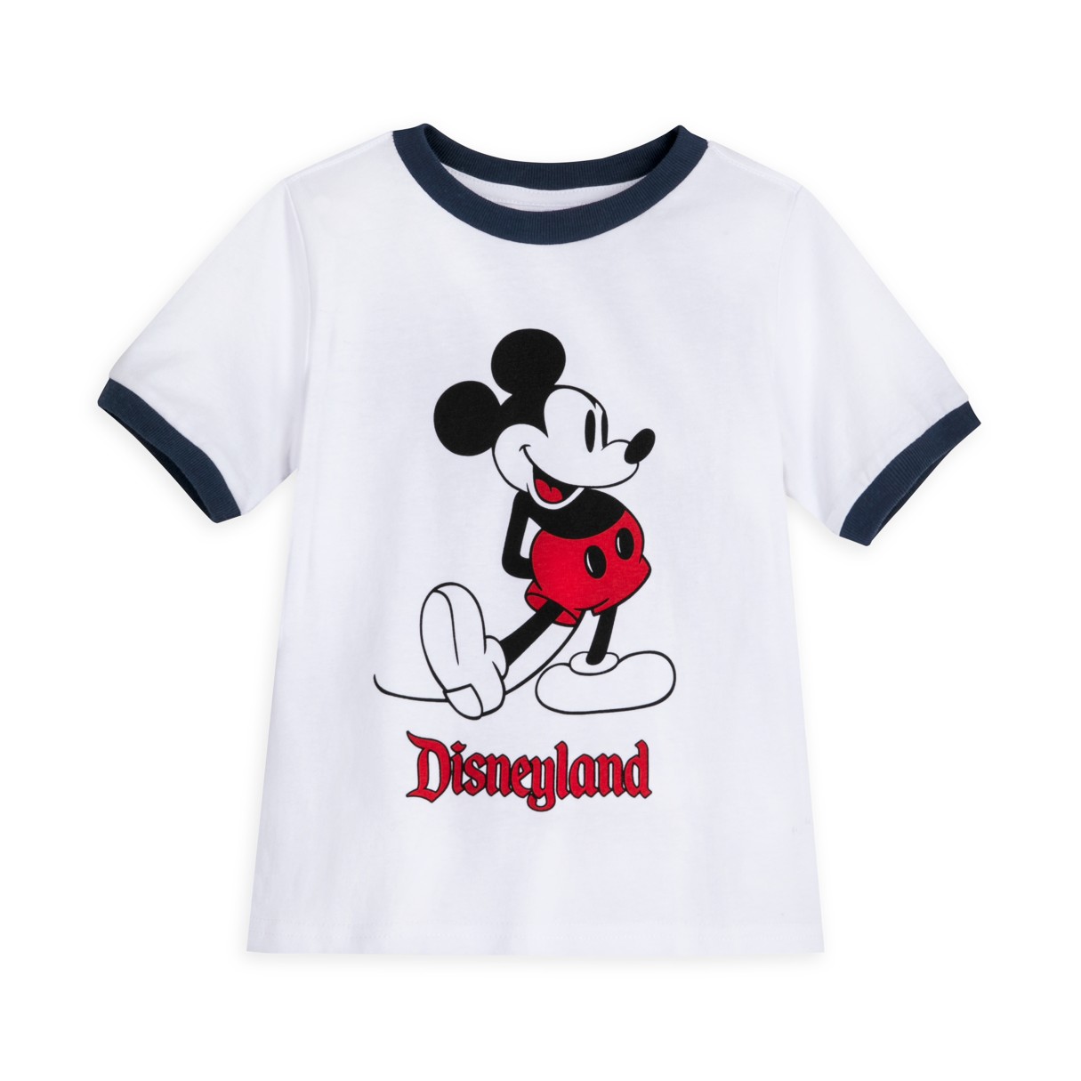 Mickey Mouse Classic Ringer T-Shirt for Kids – Disneyland – White