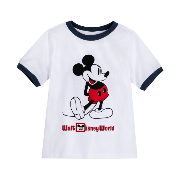 Mickey Mouse Classic Ringer T-Shirt for Kids – Walt Disney World – White