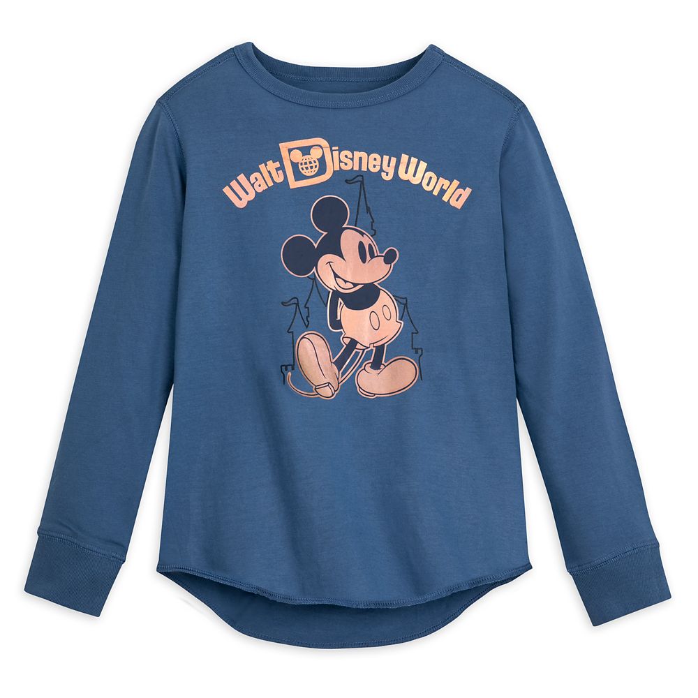 Mickey Mouse Classic Long Sleeve T-Shirt for Kids – Walt Disney World 50th Anniversary is here now