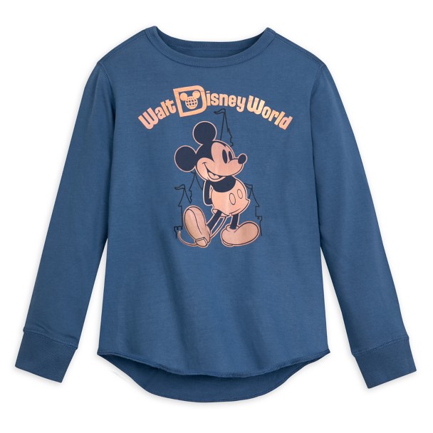 Mickey Mouse Classic Long Sleeve T-Shirt for Kids – Walt Disney World 50th Anniversary
