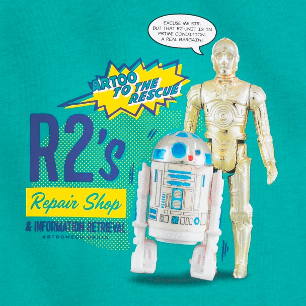 R2-D2 and C-3PO Action Figure T-Shirt for Kids – Star Wars