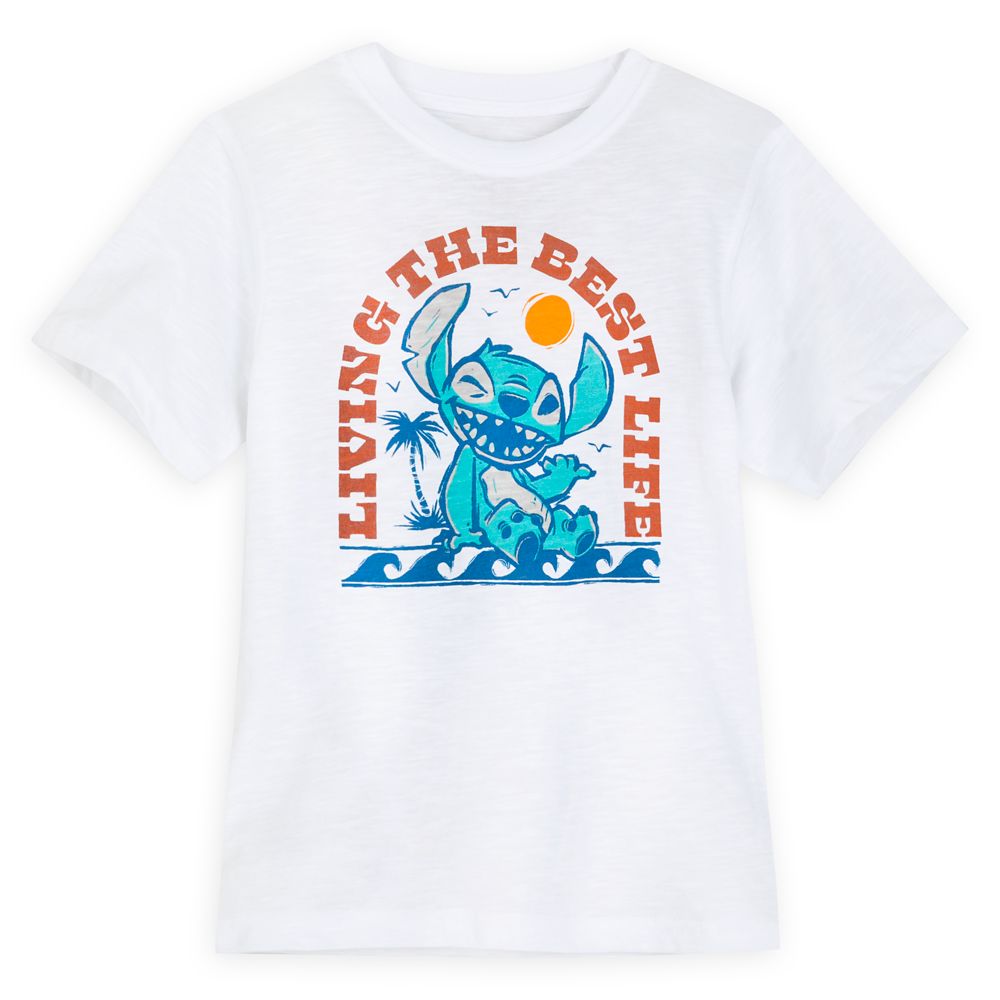 Stitch ”Living the Best Life” T-Shirt for Kids – Lilo & Stitch is now available online