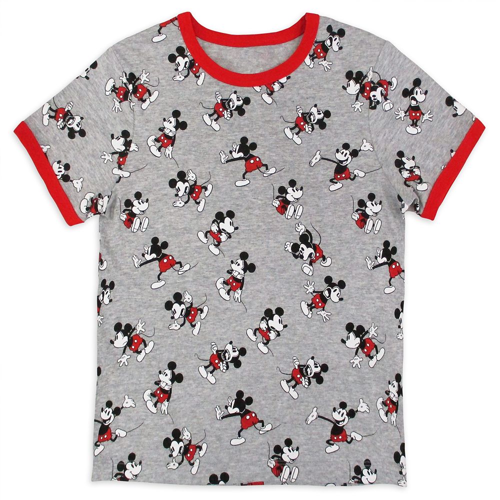 Mickey Mouse Allover Ringer T-Shirt for Kids now out