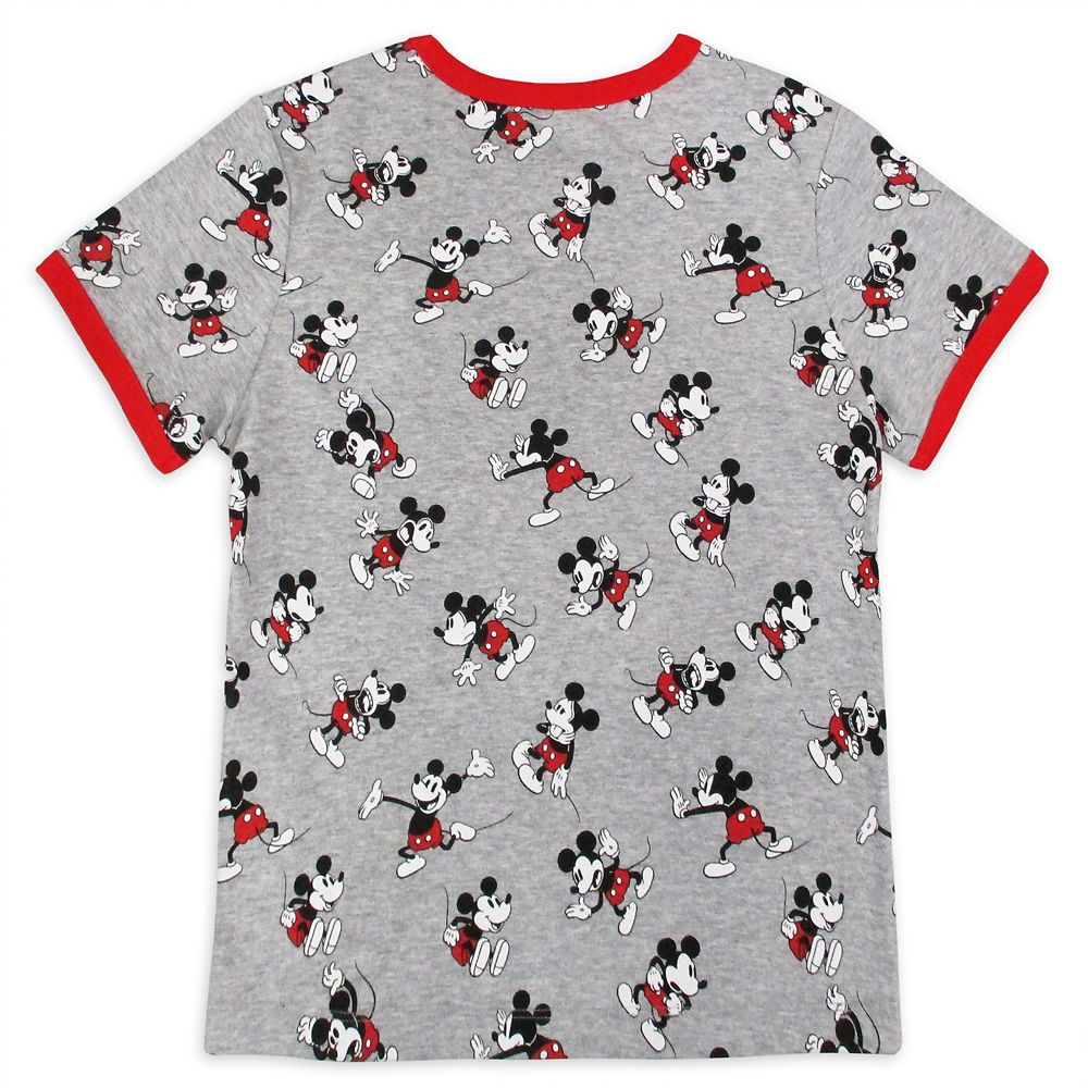 Mickey Mouse Allover Ringer T-Shirt for Kids