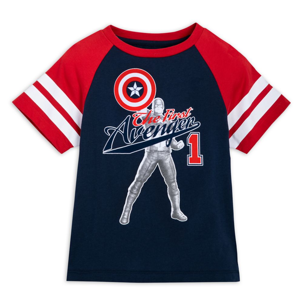 Captain America Athletic T-Shirt for Kids Official shopDisney