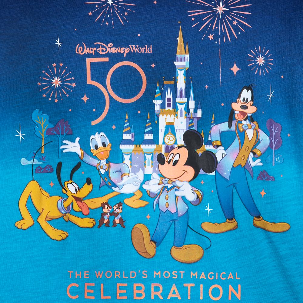 Mickey Mouse and Friends T-Shirt for Kids – Walt Disney World 50th Anniversary