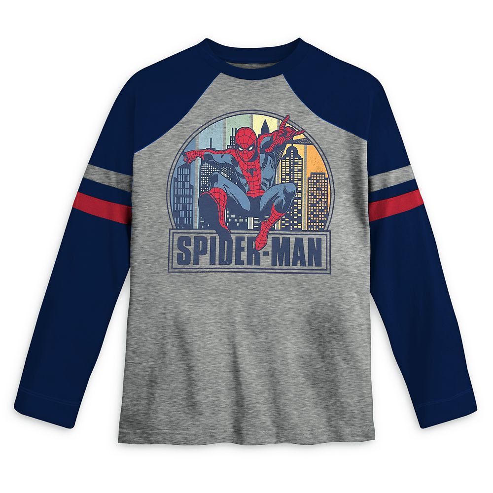 Spider-Man Long Sleeve Raglan Tee for Kids