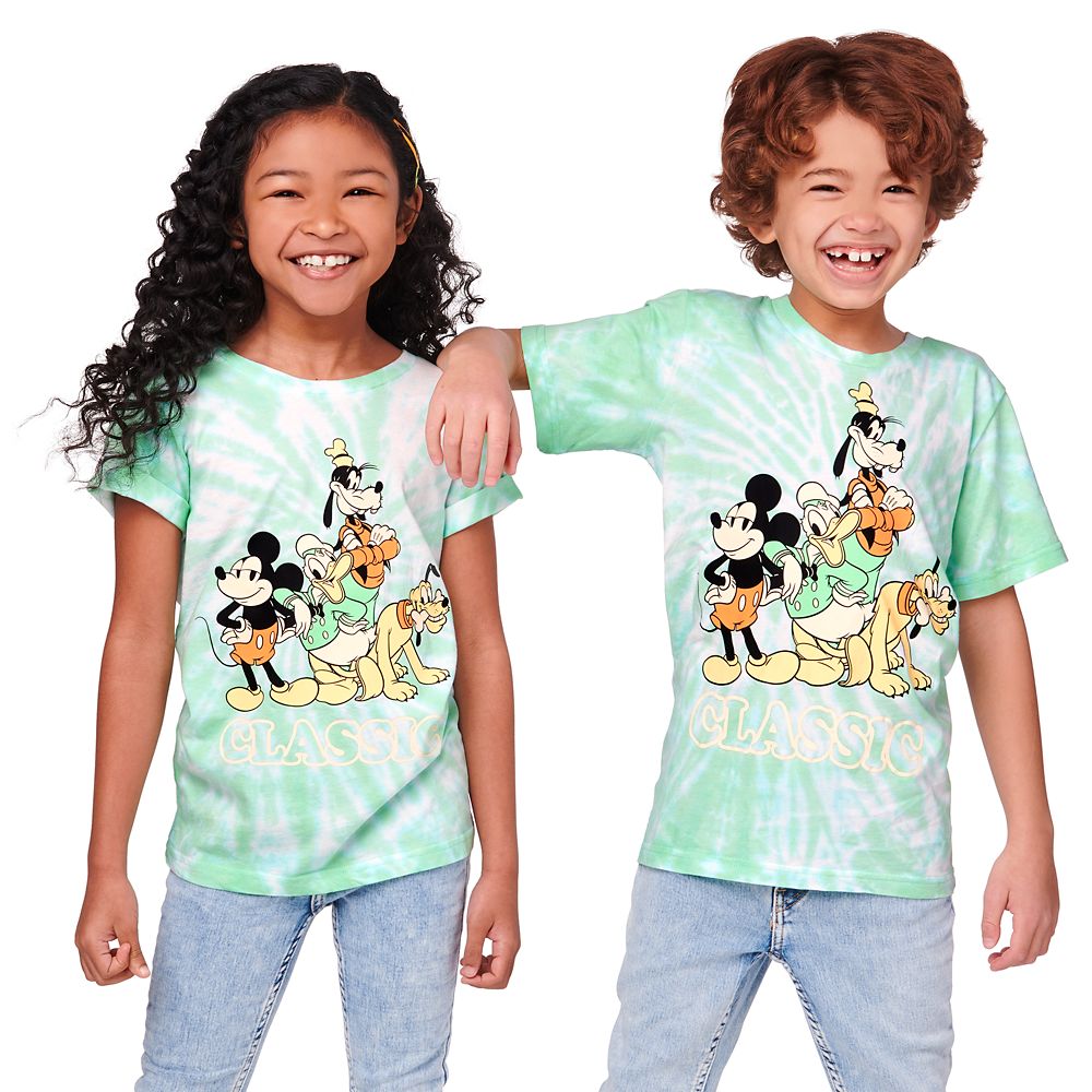 Mickey Mouse and Friends Tie-Dye T-Shirt for Kids