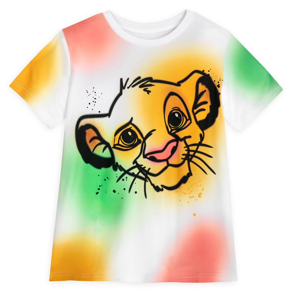 Disney Girls The Lion King Simba T-shirt Kids Official