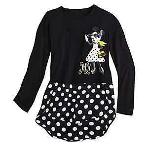 Minnie Mouse Signature Long Sleeve Top for Juniors