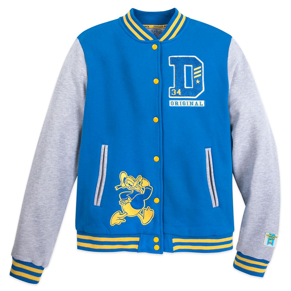 Donald Duck Varsity Jacket for Men – 85th Anniversary now available ...