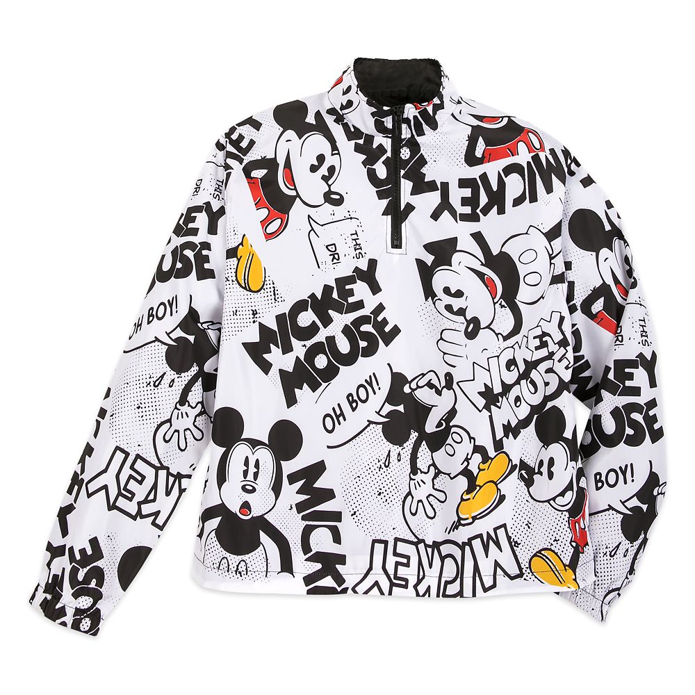 Mickey Mouse Comic Pullover Windbreaker for Women