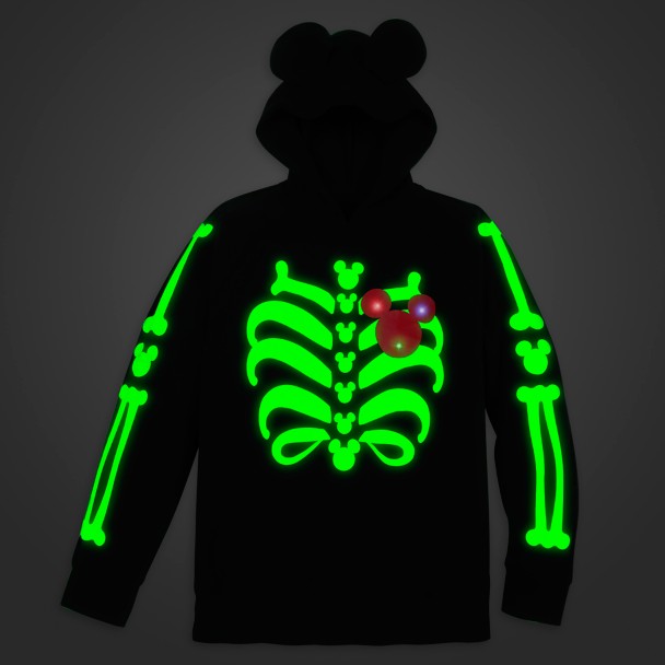 Mickey Mouse Light-Up Halloween Hoodie for Adults