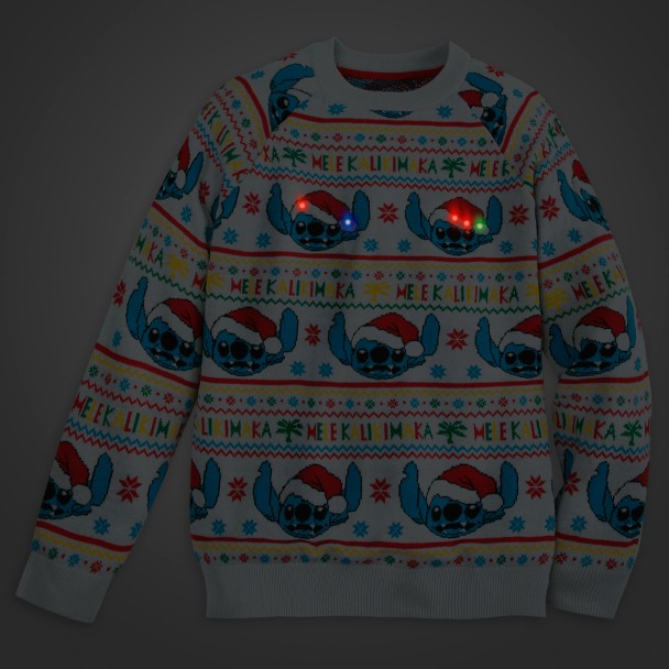 Stitch Light-Up Holiday Sweater for Adults