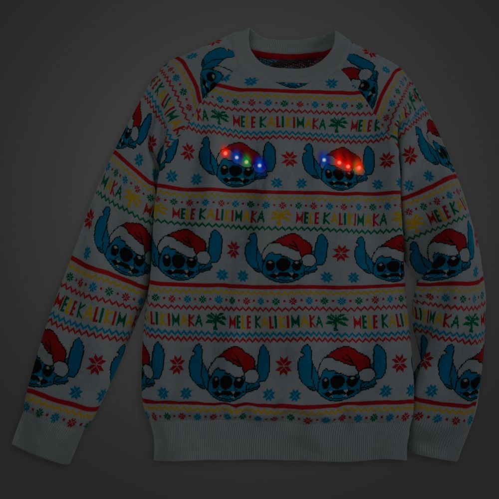 light up disney christmas sweater