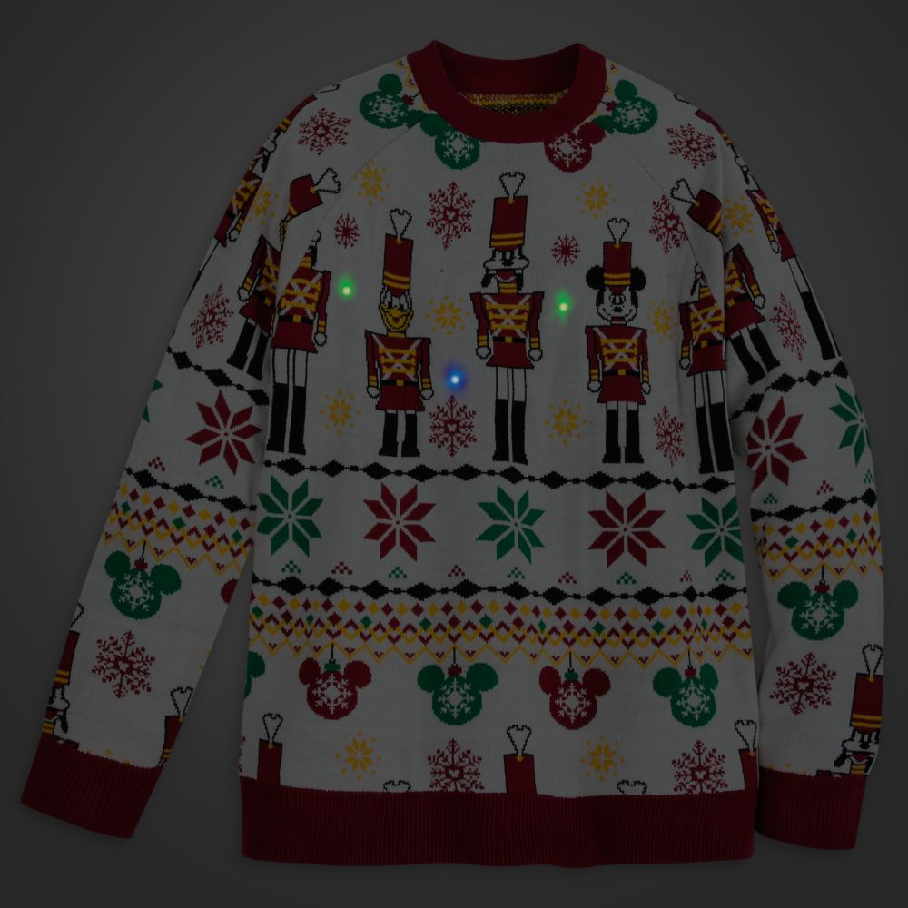 Mickey Mouse and Friends Light-Up Holiday Sweater for Adults