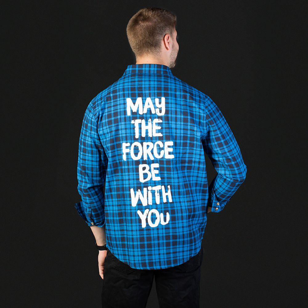 Star Wars ''May the Force Be with You'' Flannel for Adults by Cakeworthy