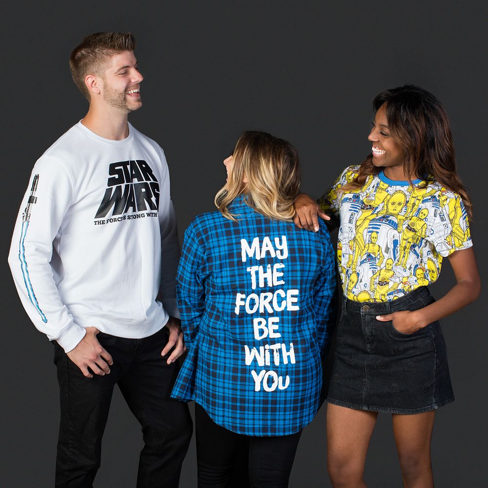 Star Wars ''May the Force Be with You'' Flannel for Adults by Cakeworthy