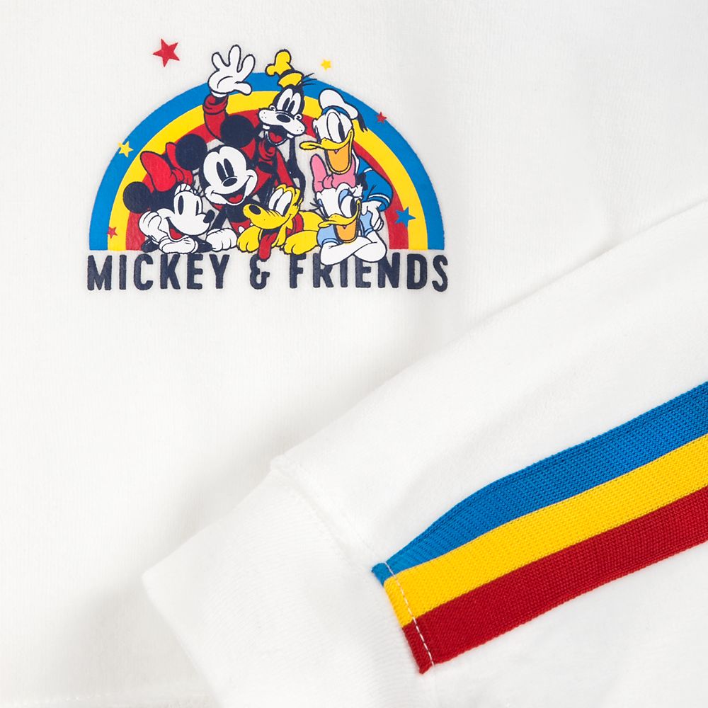 mickey mouse striped spirit jersey for adults