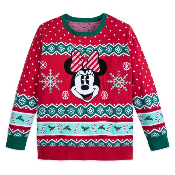 Minnie Mouse Family Holiday Sweater for Women – Extended Size