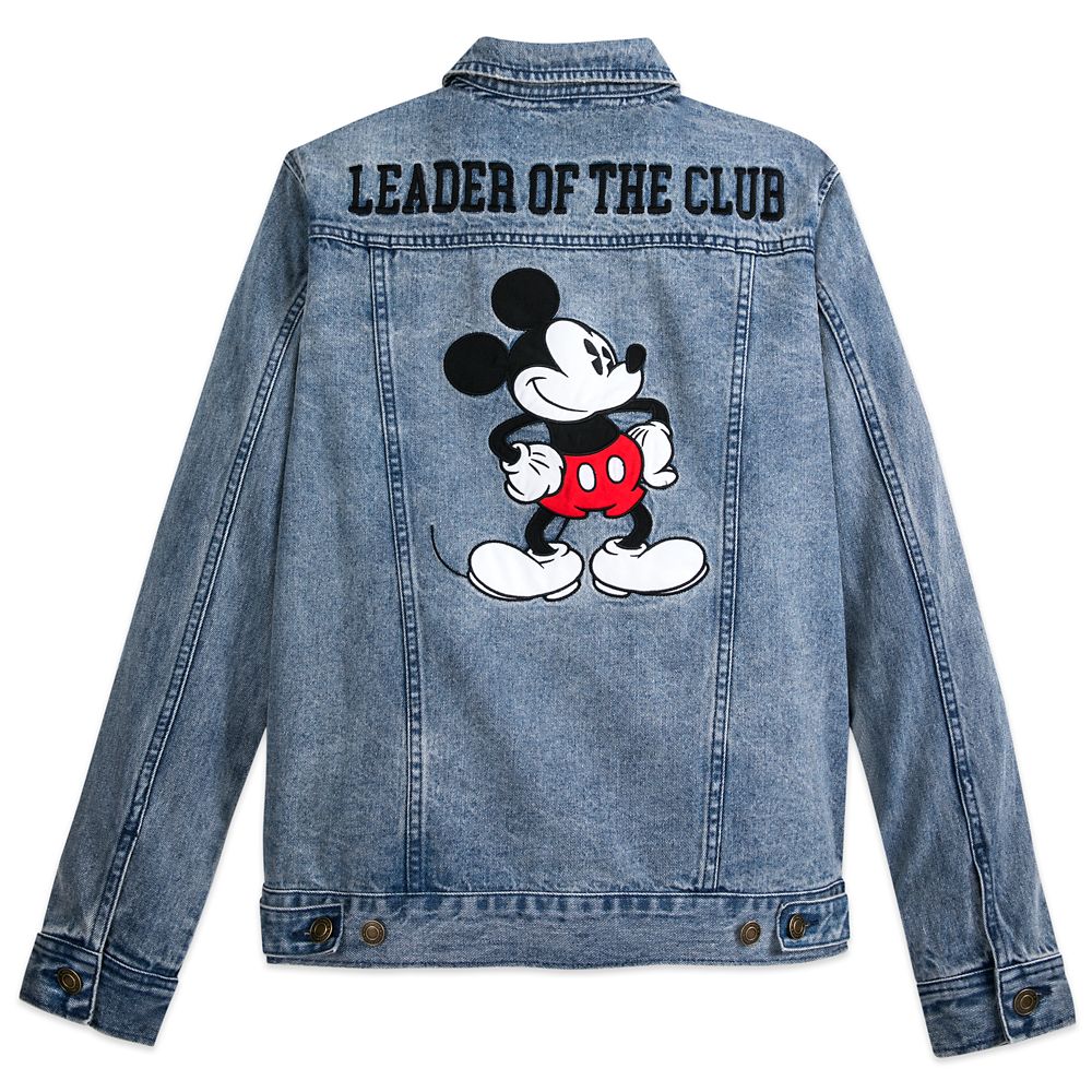 mickey mouse denim shirt