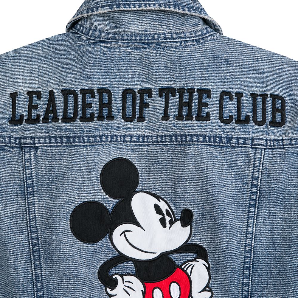 womens mickey mouse denim jacket