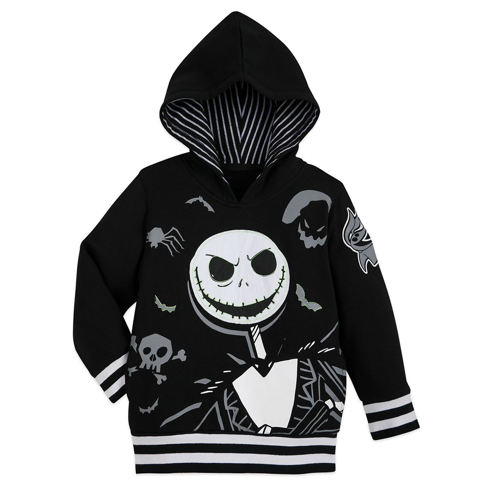 Jack Skellington Hooded Pullover for Kids now available online – Dis ...