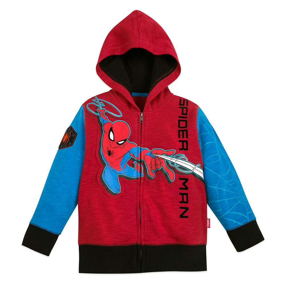 2016 Baby Kids Boys Spider-man Sweatshirt Sport Tracksuits 2pcs Outfit 2-7 hoody 